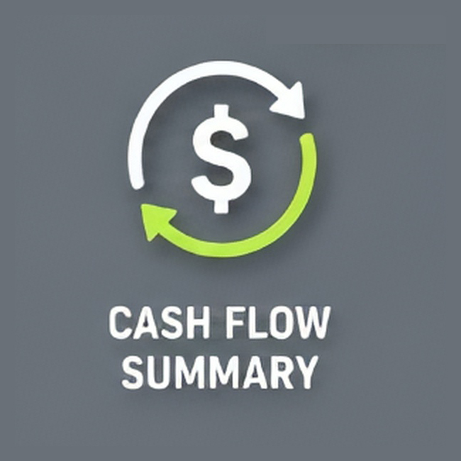 Cash flow summary